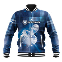 Custom Scotland Football Baseball Jacket Ice Hole Celtic Thistle Tartan Flower Patterns