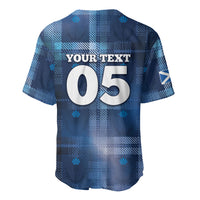 Custom Scotland Football Baseball Jersey Ice Hole Celtic Thistle Tartan Flower Patterns