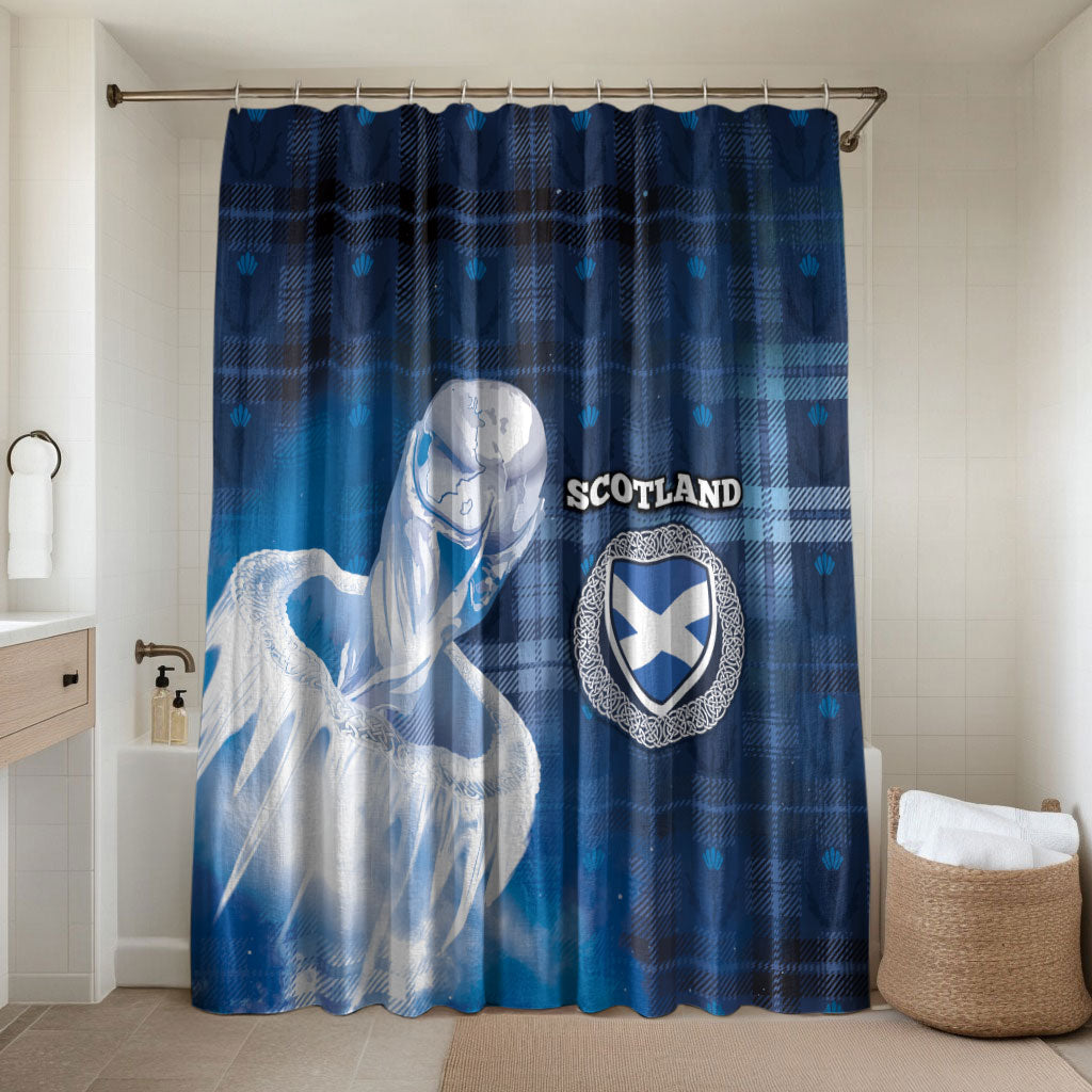 Scotland Football Bathroom Set Ice Hole Celtic Thistle Tartan Flower Patterns
