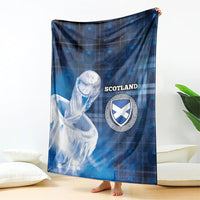 Scotland Football Blanket Ice Hole Celtic Thistle Tartan Flower Patterns