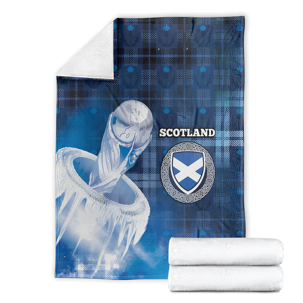 Scotland Football Blanket Ice Hole Celtic Thistle Tartan Flower Patterns