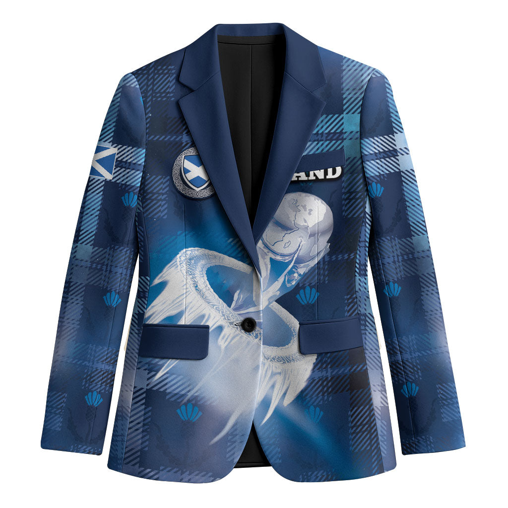 Custom Scotland Football Blazer Ice Hole Celtic Thistle Tartan Flower Patterns