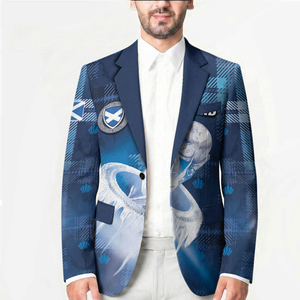Custom Scotland Football Blazer Ice Hole Celtic Thistle Tartan Flower Patterns