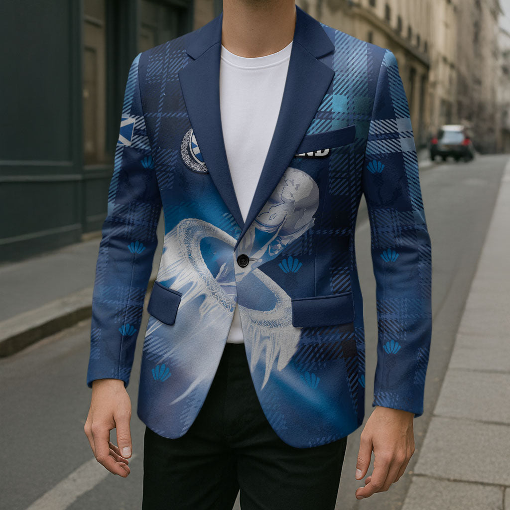 Custom Scotland Football Blazer Ice Hole Celtic Thistle Tartan Flower Patterns