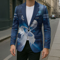 Custom Scotland Football Blazer Ice Hole Celtic Thistle Tartan Flower Patterns