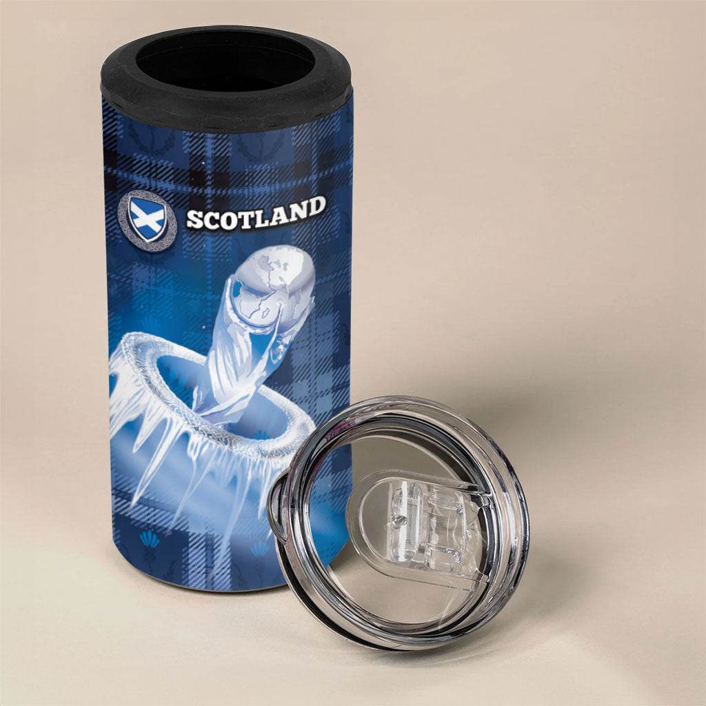 Custom Scotland Football 4 in 1 Can Cooler Tumbler Ice Hole Celtic Thistle Tartan Flower Patterns