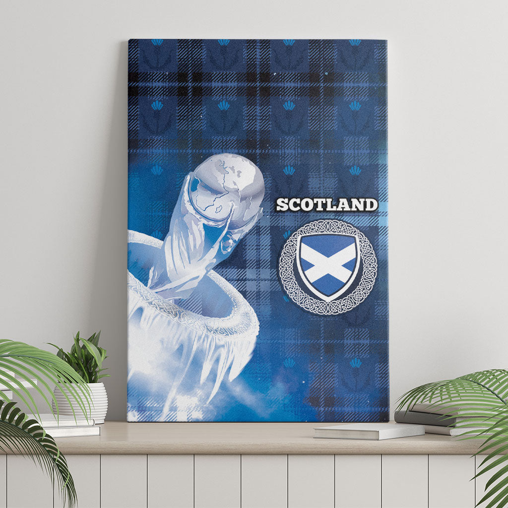 Scotland Football Canvas Wall Art Ice Hole Celtic Thistle Tartan Flower Patterns