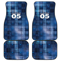 Custom Scotland Football Car Mats Ice Hole Celtic Thistle Tartan Flower Patterns
