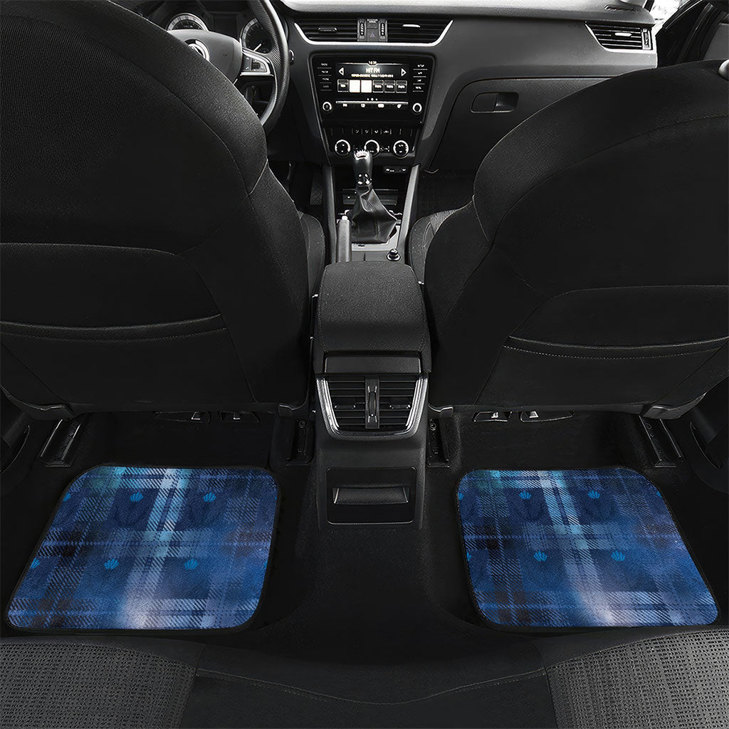 Custom Scotland Football Car Mats Ice Hole Celtic Thistle Tartan Flower Patterns