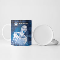 Custom Scotland Football Ceramic Mug Ice Hole Celtic Thistle Tartan Flower Patterns
