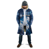Custom Scotland Football Cloak Ice Hole Celtic Thistle Tartan Flower Patterns