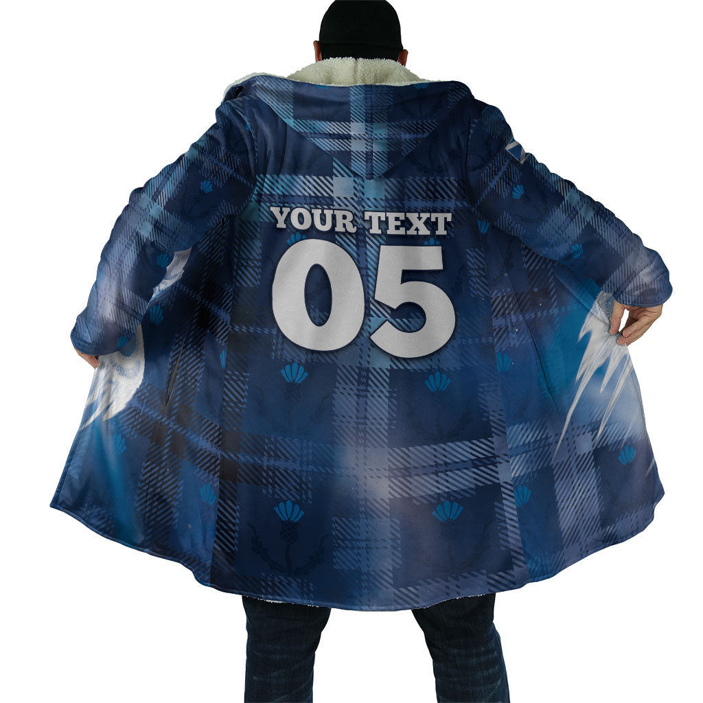 Custom Scotland Football Cloak Ice Hole Celtic Thistle Tartan Flower Patterns