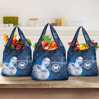 Scotland Football Grocery Bag Ice Hole Celtic Thistle Tartan Flower Patterns