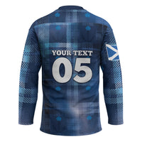 Custom Scotland Football Hockey Jersey Ice Hole Celtic Thistle Tartan Flower Patterns