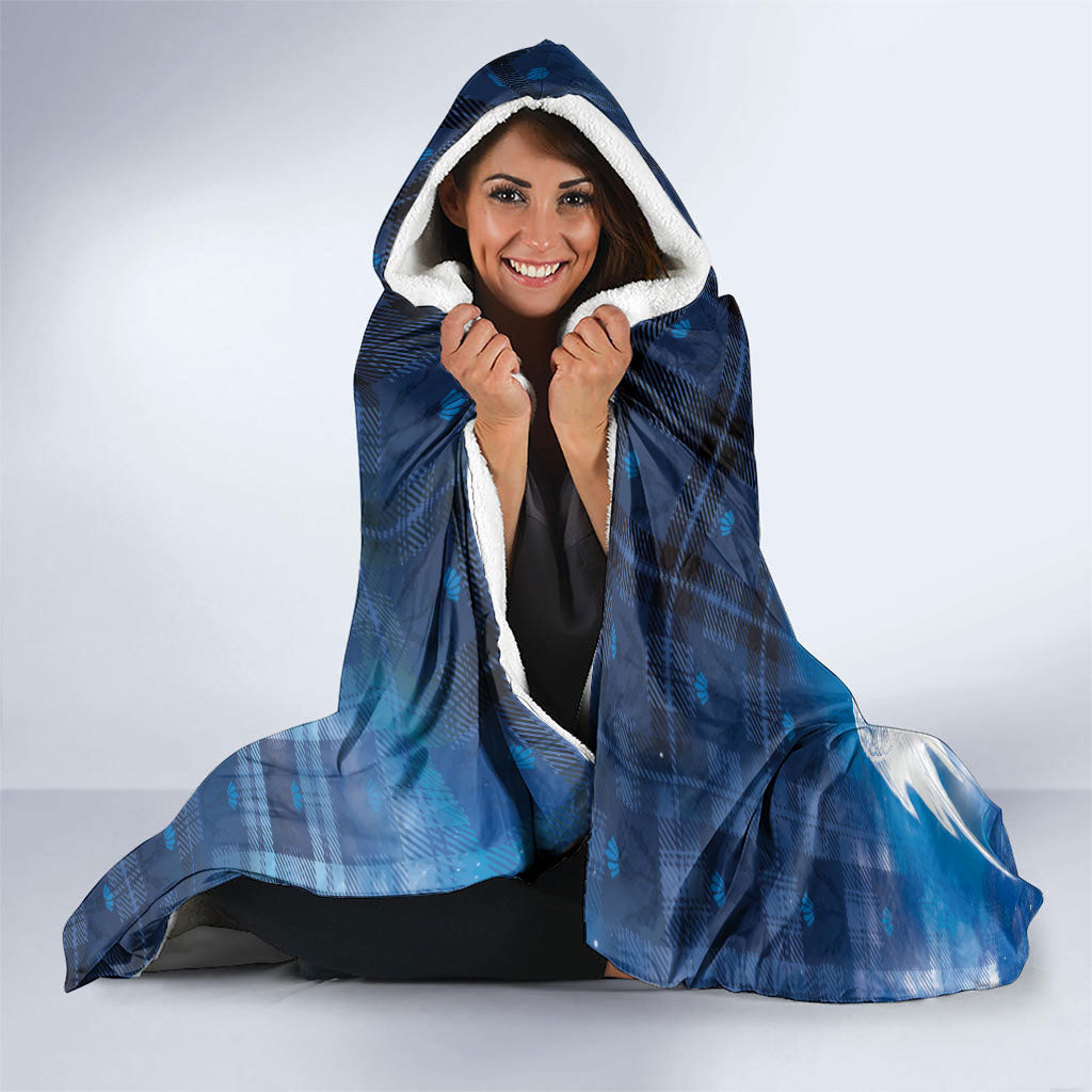 Scotland Football Hooded Blanket Ice Hole Celtic Thistle Tartan Flower Patterns
