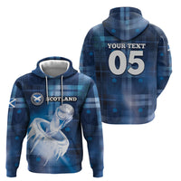 Custom Scotland Football Hoodie Ice Hole Celtic Thistle Tartan Flower Patterns