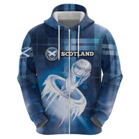 Custom Scotland Football Hoodie Ice Hole Celtic Thistle Tartan Flower Patterns