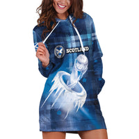 Custom Scotland Football Hoodie Dress Ice Hole Celtic Thistle Tartan Flower Patterns
