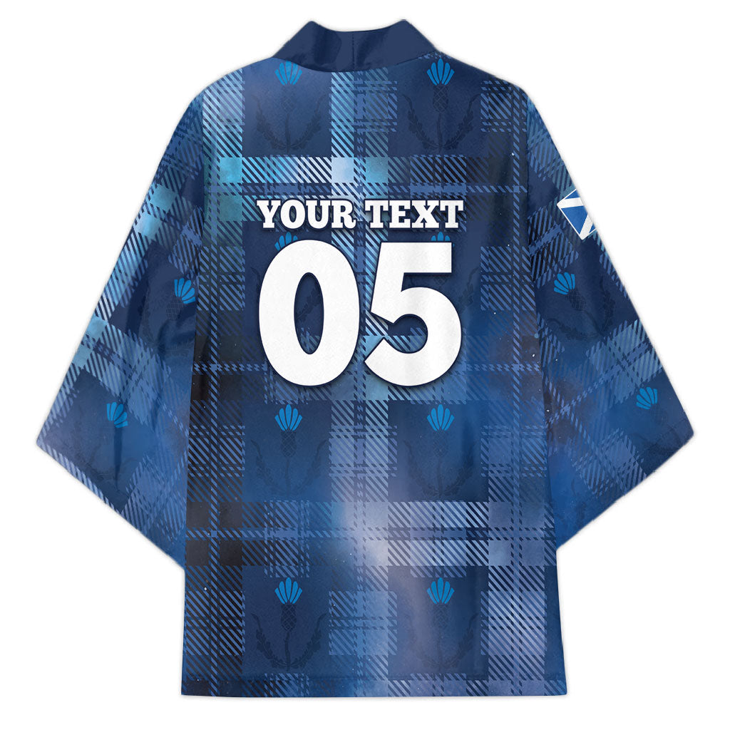 Custom Scotland Football Kimono Ice Hole Celtic Thistle Tartan Flower Patterns