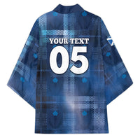 Custom Scotland Football Kimono Ice Hole Celtic Thistle Tartan Flower Patterns