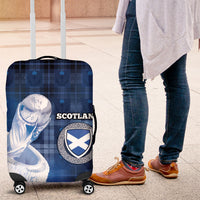 Scotland Football Luggage Cover Ice Hole Celtic Thistle Tartan Flower Patterns