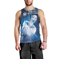 Custom Scotland Football Men Tank Top Ice Hole Celtic Thistle Tartan Flower Patterns