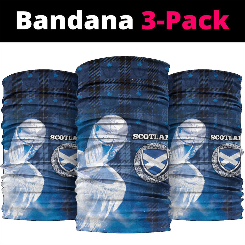 Scotland Football Neck Gaiter Ice Hole Celtic Thistle Tartan Flower Patterns