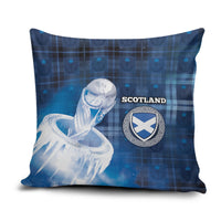 Scotland Football Pillow Cover Ice Hole Celtic Thistle Tartan Flower Patterns