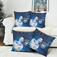 Scotland Football Pillow Cover Ice Hole Celtic Thistle Tartan Flower Patterns