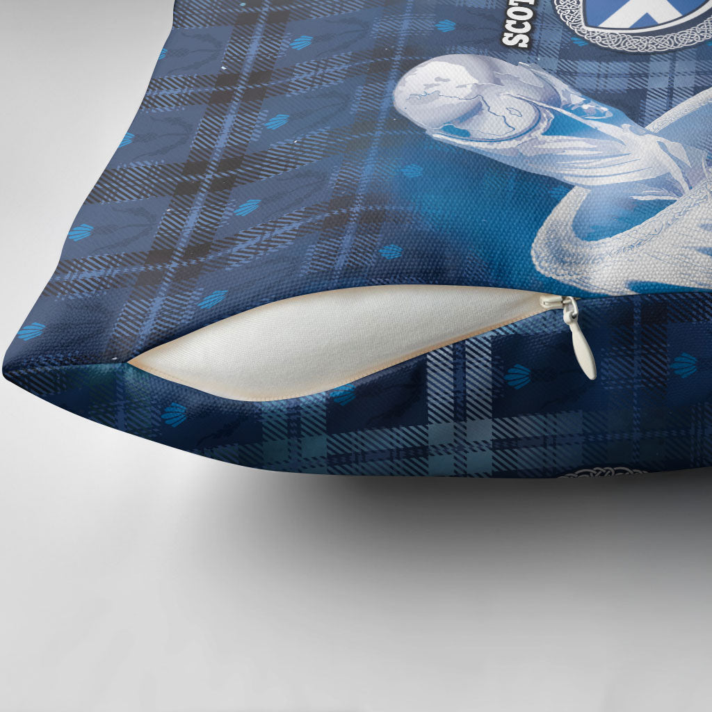 Scotland Football Pillow Cover Ice Hole Celtic Thistle Tartan Flower Patterns