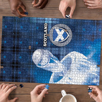 Scotland Football Puzzle Ice Hole Celtic Thistle Tartan Flower Patterns