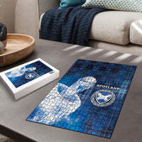 Scotland Football Puzzle Ice Hole Celtic Thistle Tartan Flower Patterns