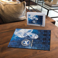 Scotland Football Puzzle Ice Hole Celtic Thistle Tartan Flower Patterns