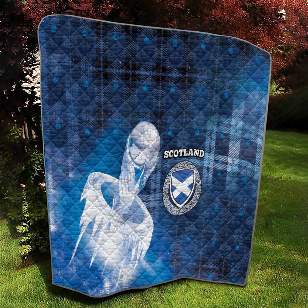 Scotland Football Quilt Ice Hole Celtic Thistle Tartan Flower Patterns