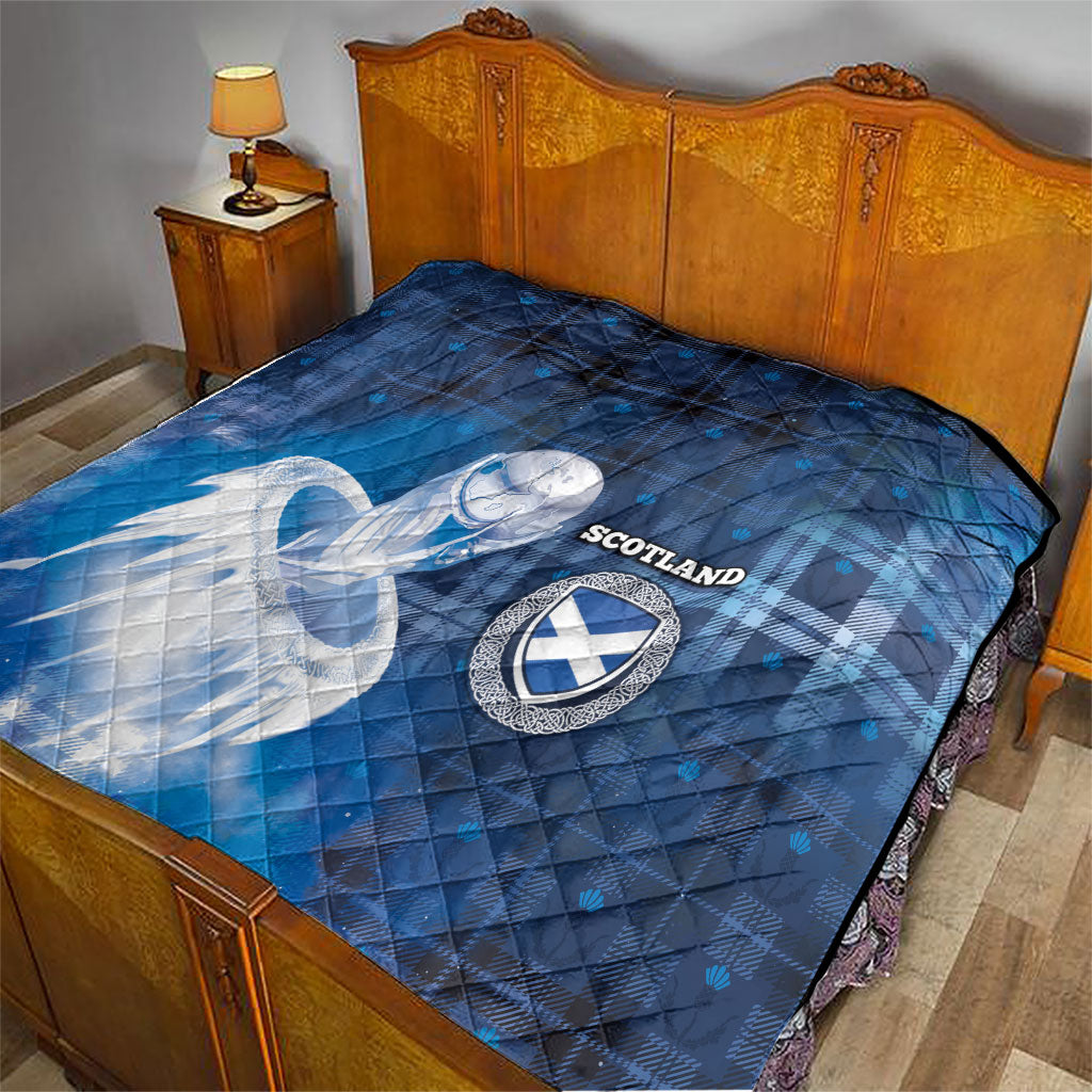 Scotland Football Quilt Ice Hole Celtic Thistle Tartan Flower Patterns