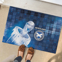 Scotland Football Rubber Doormat Ice Hole Celtic Thistle Tartan Flower Patterns