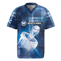 Custom Scotland Football Rugby Jersey Ice Hole Celtic Thistle Tartan Flower Patterns