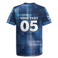 Custom Scotland Football Rugby Jersey Ice Hole Celtic Thistle Tartan Flower Patterns