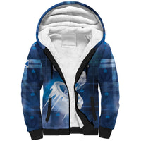 Custom Scotland Football Sherpa Hoodie Ice Hole Celtic Thistle Tartan Flower Patterns