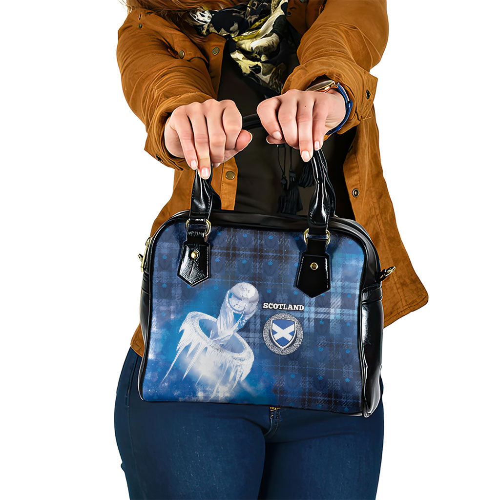 Scotland Football Shoulder Handbag Ice Hole Celtic Thistle Tartan Flower Patterns