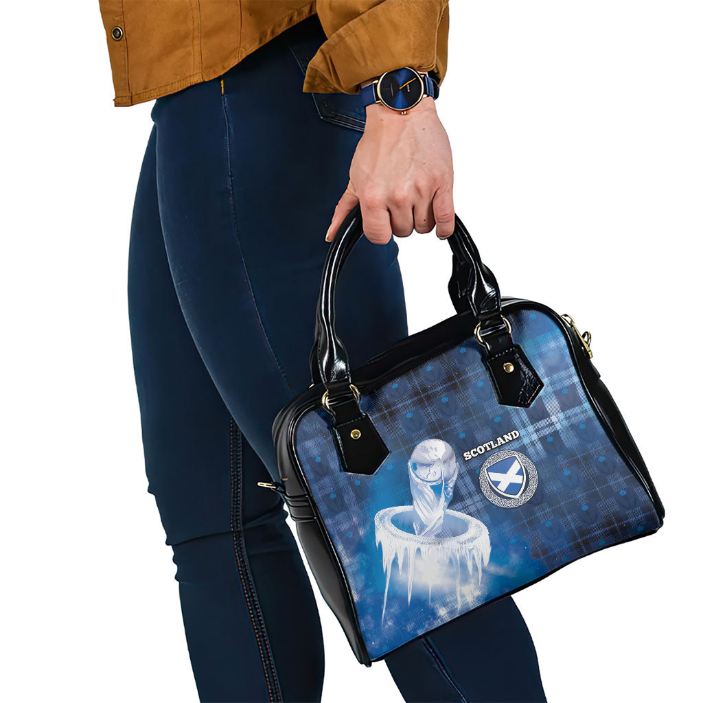 Scotland Football Shoulder Handbag Ice Hole Celtic Thistle Tartan Flower Patterns