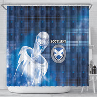 Scotland Football Shower Curtain Ice Hole Celtic Thistle Tartan Flower Patterns