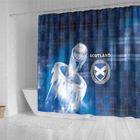 Scotland Football Shower Curtain Ice Hole Celtic Thistle Tartan Flower Patterns