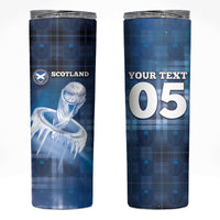 Custom Scotland Football Skinny Tumbler Ice Hole Celtic Thistle Tartan Flower Patterns