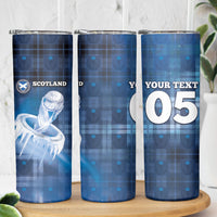 Custom Scotland Football Skinny Tumbler Ice Hole Celtic Thistle Tartan Flower Patterns