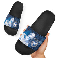 Scotland Football Slide Sandals Ice Hole Celtic Thistle Tartan Flower Patterns