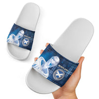 Scotland Football Slide Sandals Ice Hole Celtic Thistle Tartan Flower Patterns