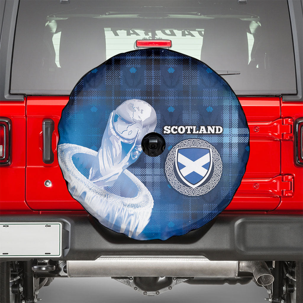 Scotland Football Spare Tire Cover Ice Hole Celtic Thistle Tartan Flower Patterns