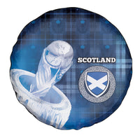 Scotland Football Spare Tire Cover Ice Hole Celtic Thistle Tartan Flower Patterns