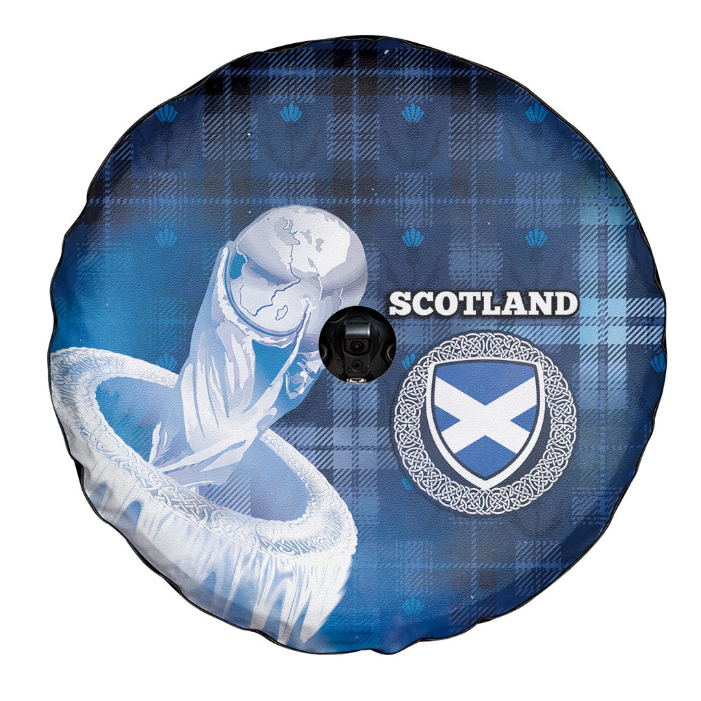 Scotland Football Spare Tire Cover Ice Hole Celtic Thistle Tartan Flower Patterns